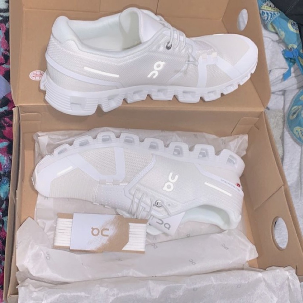 ON CLOUD UNDYED WHITE SIZE 7